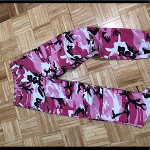 pink camo pants